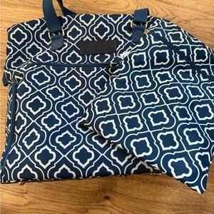 Skip Hop Navy Geometric Baby Diaper Bag Set